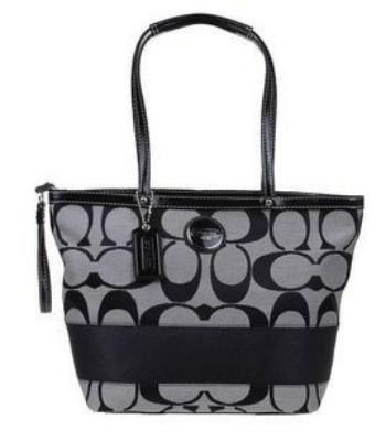 discount coach bags - 17433 black/gray